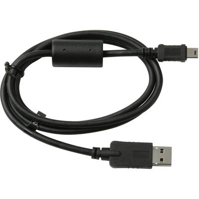 Garmin USB cable USB 2.0 USB-A plug, USB Mini-A plug 1.00 m Black  010-10723-01