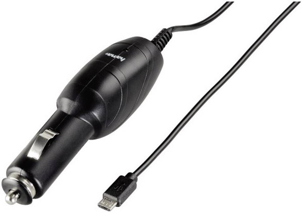 Hama USB charger 12 W 1x Micro-USB Black Car