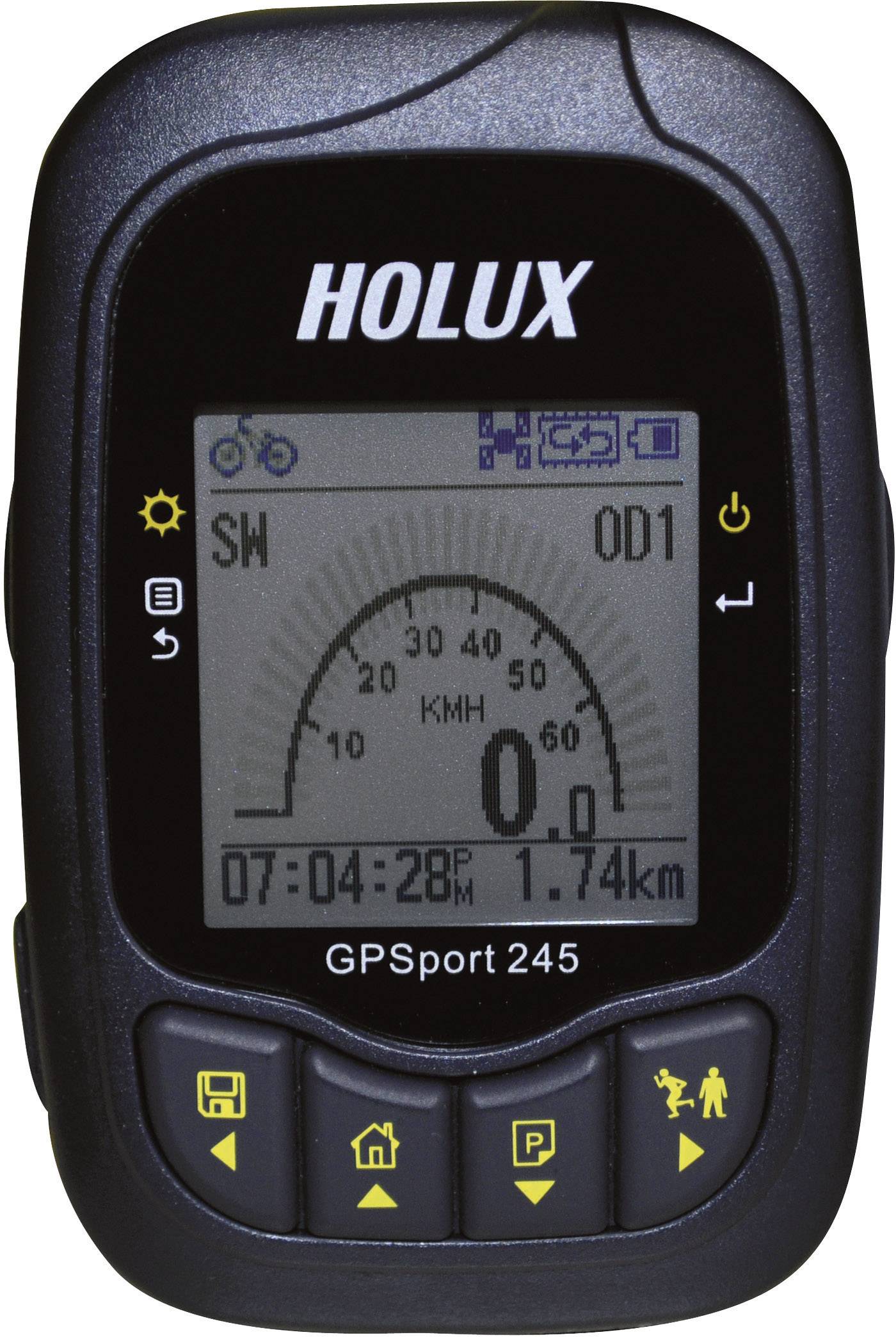 STANDARD Holux Sport & Freizeit Fahrrad GPS Sport GR-245 Black