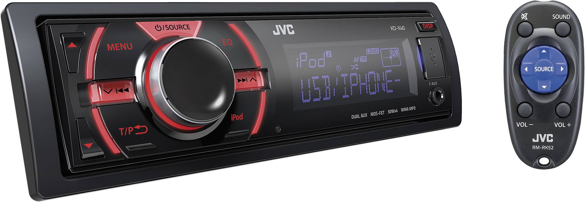 JVC KDX40 Car Stereo from