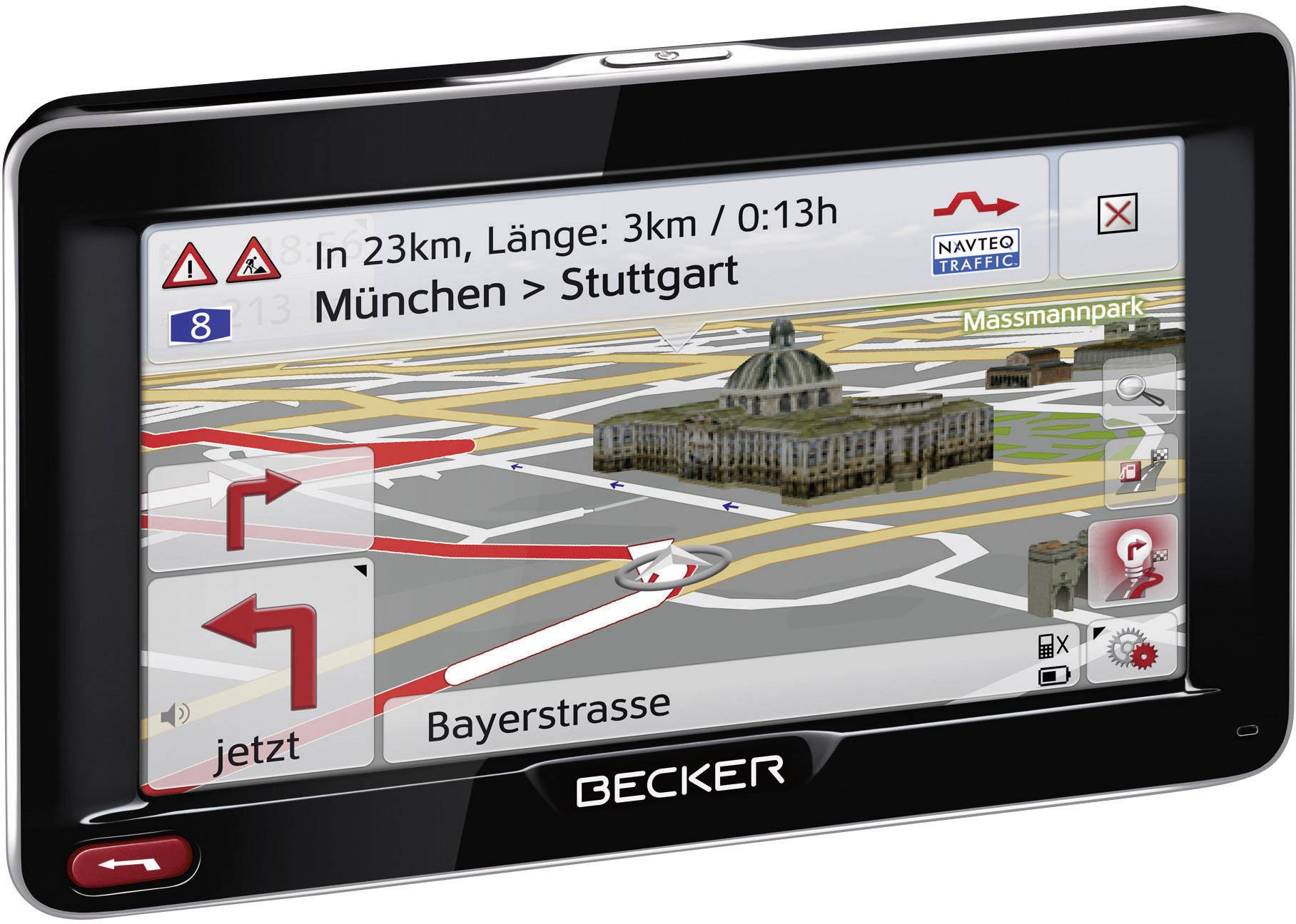 Becker Professional 50 Sat Nav Western Europe Maps from