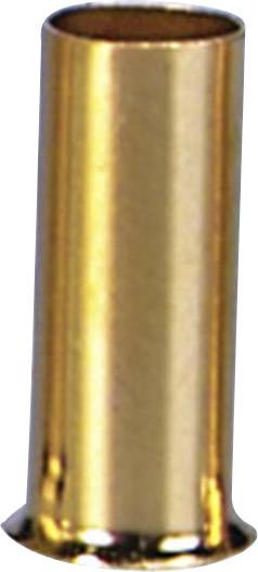 A metal cartridge case, empty and cylindrical, standing upright.