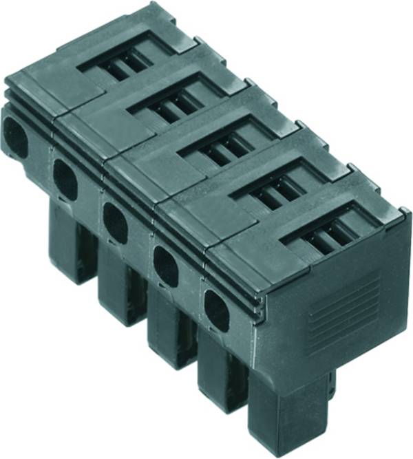 Weidmüller 1952120000 PTS 4 Fuse connector flexible: 0.5-4 mm² fixed: 0.5-4 mm² Number of pins: 5 10 pc(s) Black Piece