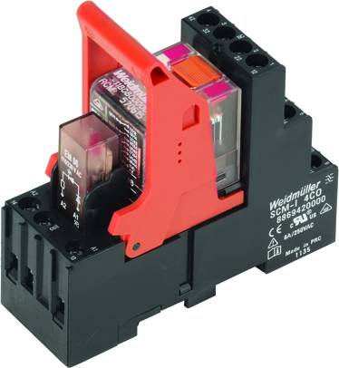 Weidmüller RCMKIT-I 115VAC 4CO LD Relay component Nominal voltage: 115 V AC Switching current (max.): 6 A 4 change-overs Package 10 pc(s)