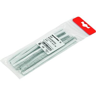 A pack of 500 staples "3C 50/6 HDG BN" from Würth. The pack is transparent with a red hanging edge.