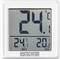 Digital thermometer shows 24.1 degrees Celsius. Maximum value 24 degrees, minimum value 20.2 degrees.