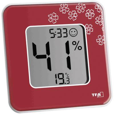 TFA Dostmann Style Thermo-hygrometer Red
