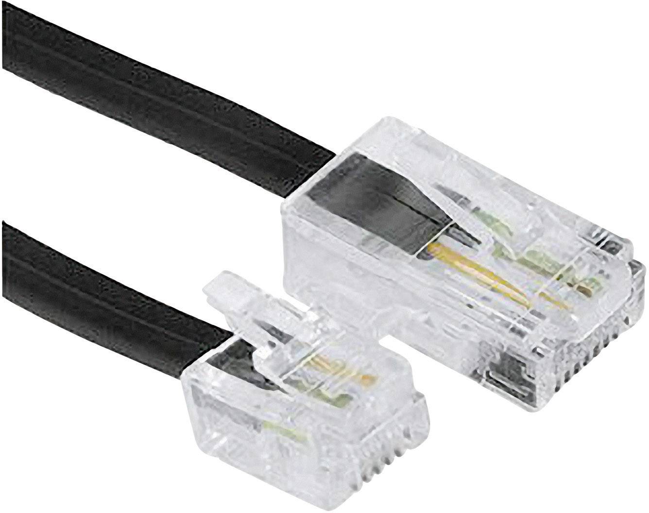 Ruimteschip Verplicht replica Hama DSL Cable [1x RJ45 8p4c plug - 1x RJ11 6p4c plug] 3.00 m Black |  Conrad.com