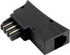 Hama Phone Adapter [1x TAE-N/F plug - 1x RJ11 6p6c socket] Black