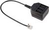 Hama Phone Adapter [1x RJ11 6p4c plug - 1x TAE-NFF socket] 20.00 cm Black