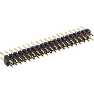 TRU COMPONENTS Pin strip (standard) No. of rows: 2 Pins per row: 20 1581011 1 pc(s)-0