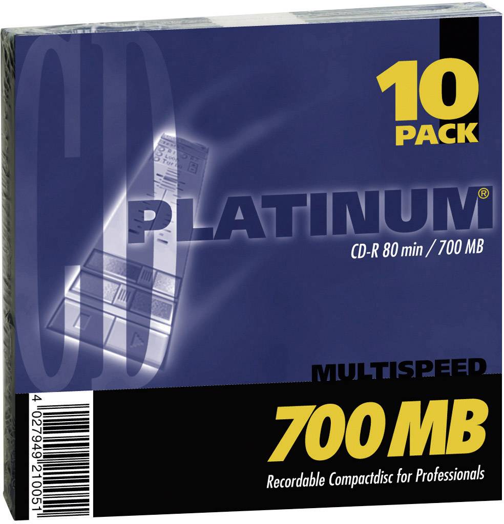 Bestmedia 10 x CD-r - 700 mo (80 min) 52x - enveloppe - support de stockage (4027949210051)