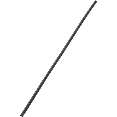 A long, narrow black drinking straw positioned diagonally on a white background.