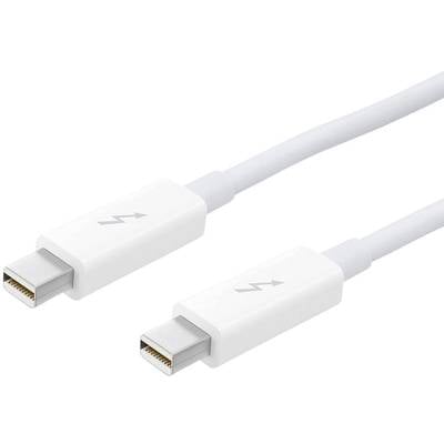 Apple Thunderbolt Cable Thunderbolt plug, Thunderbolt plug 2.00 m White MD861ZM/A  Thunderbolt cable