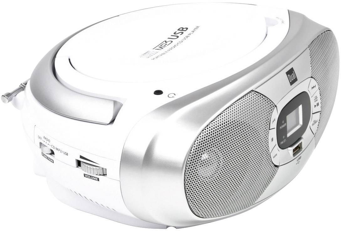 Dual P390 Radio CD player FM, AM CD, USB White-3