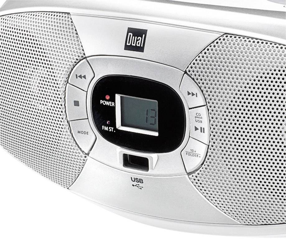 Dual P390 Radio CD player FM, AM CD, USB White-4