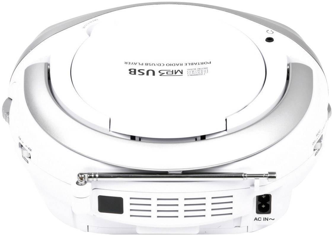 Dual P390 Radio CD player FM, AM CD, USB White-8