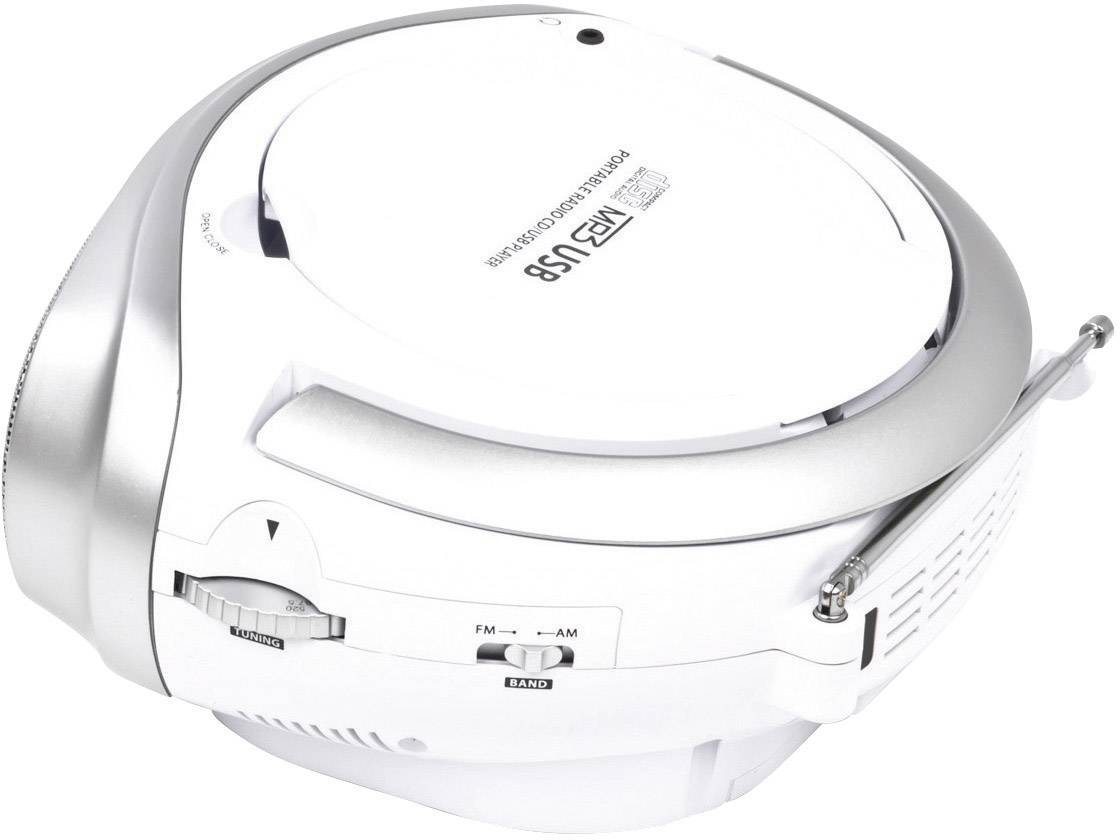 Dual P390 Radio CD player FM, AM CD, USB White-9