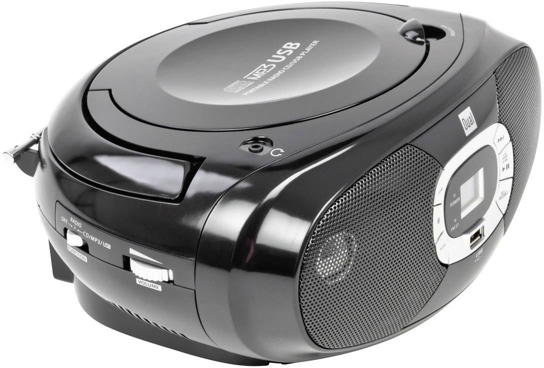 Dual P 390 Radio CD player FM, AM CD, USB Black-3
