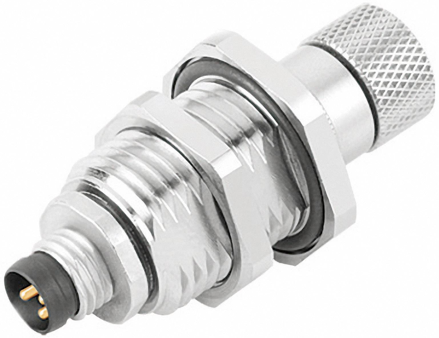 binder 09 5250 00 03 Sensor/actuator built-in connector M8 Plug, straight, Socket, straight No. of pins (RJ): 3 1 pc(s)