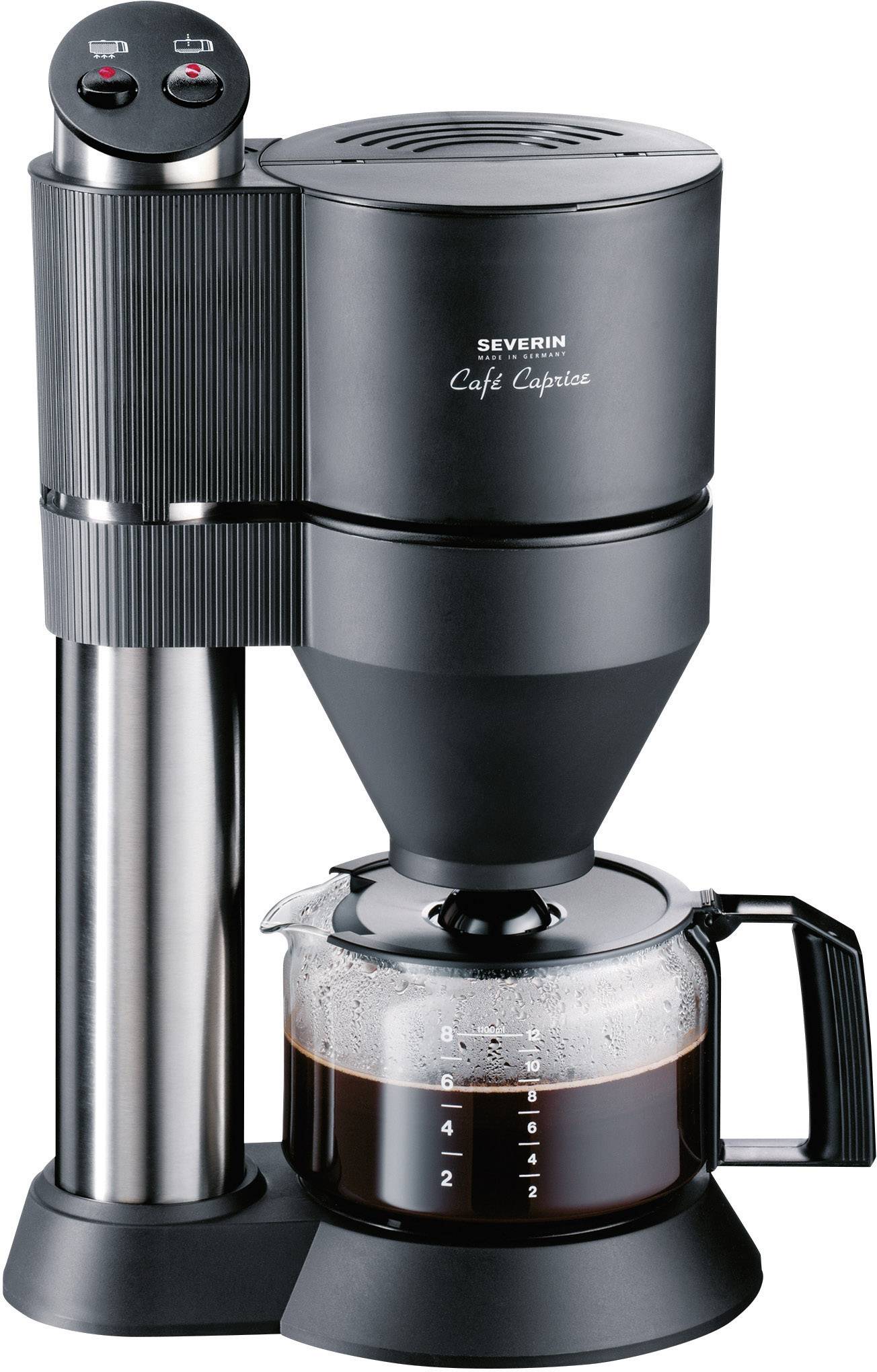 Coffee maker Severin KA 5700 Stainless steel (brushed), Black 1450 W