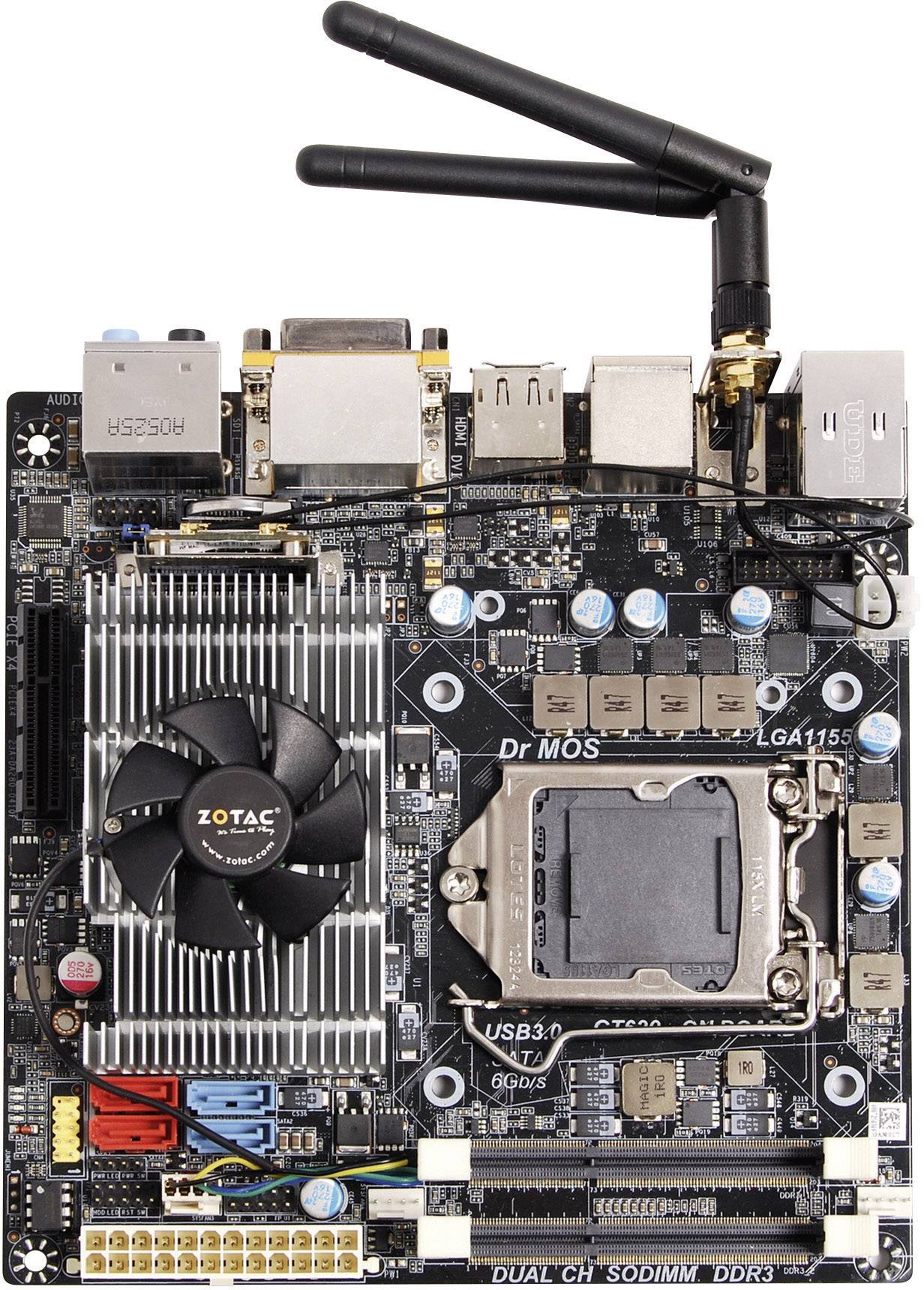 Zotac H77ITXCE Intel® 1155 7.1 Channel Audio MiniITX Motherboard from
