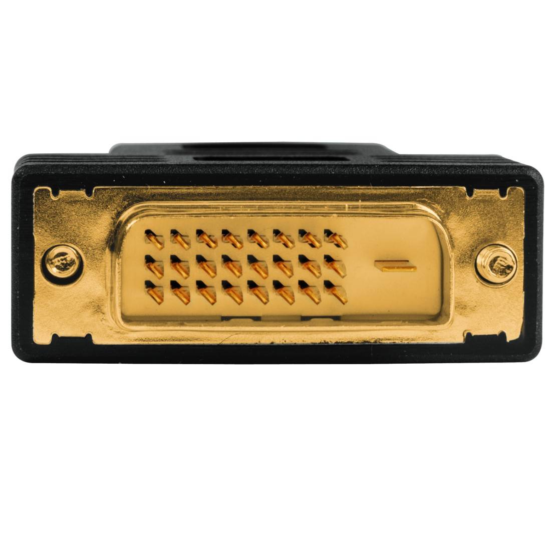 Hama 00034035 DVI / HDMI Adapter [1x DVI plug 25-pin - 1x HDMI socket] Black gold plated connectors-1
