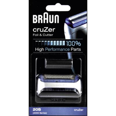 Braun cruZer 20S Foil and cutter Silver 1 Set