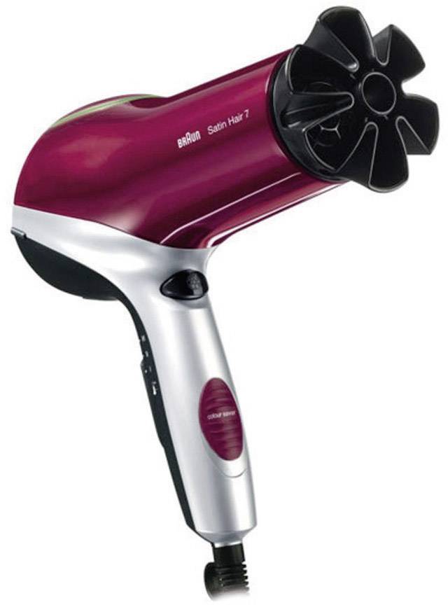 Braun Satin Hair SPI-C2000 Hair dryer Silver, Black, Red-5