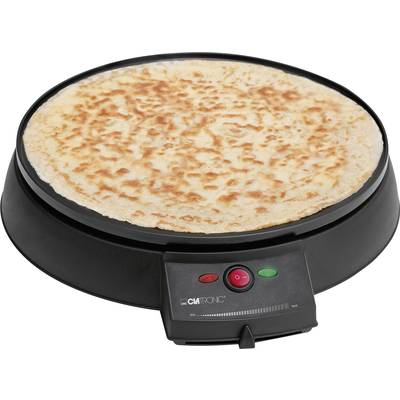Image of Clatronic CM 3372 Crepe maker with manual temperature settings Black
