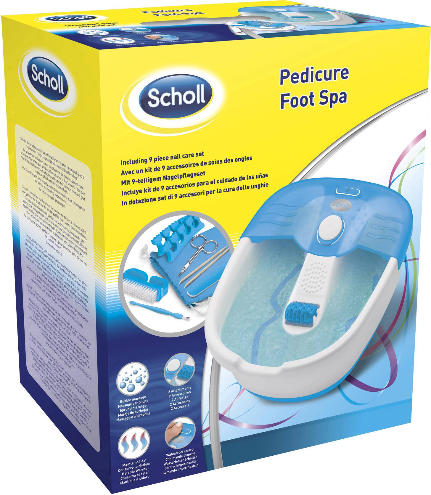Scholl Colorpop Foot Spa blue from