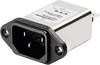 Schaffner FN 9222-10-06 Line filter + IEC socket 250 V AC 10 A 0.225 mH (W x H) 48 mm x 22.5 mm 1 pc(s)
