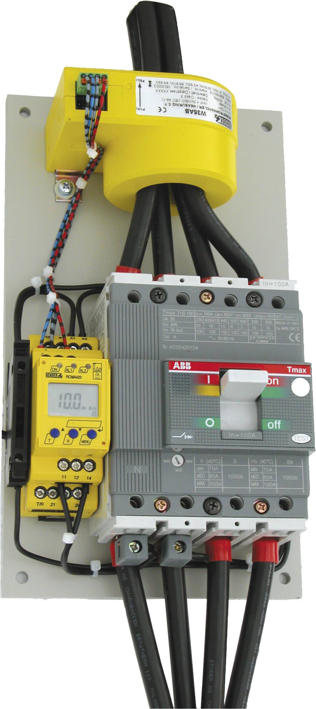 Bender B74043002 RCMA420D2 differential relay 10 500 mA