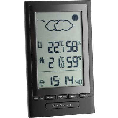 TFA Dostmann Modus Plus 351122 Wireless digital weather station Forecasts for 12 to 24 hours Max. number of sensors 3