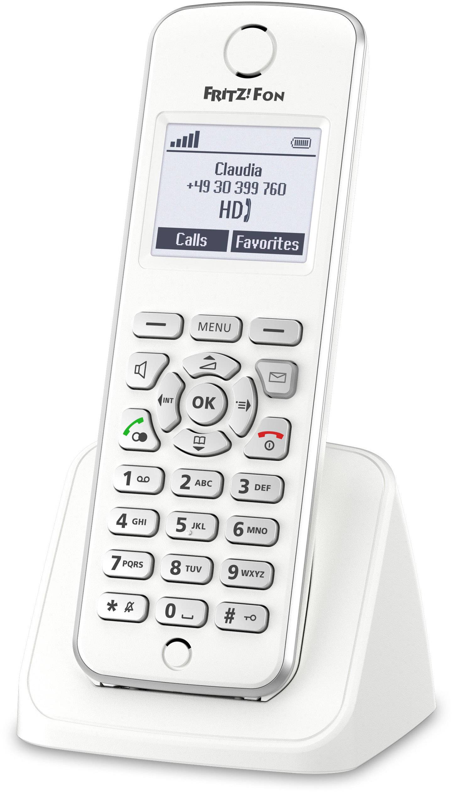 AVM FRITZ!Fon M2 International DECT handset White