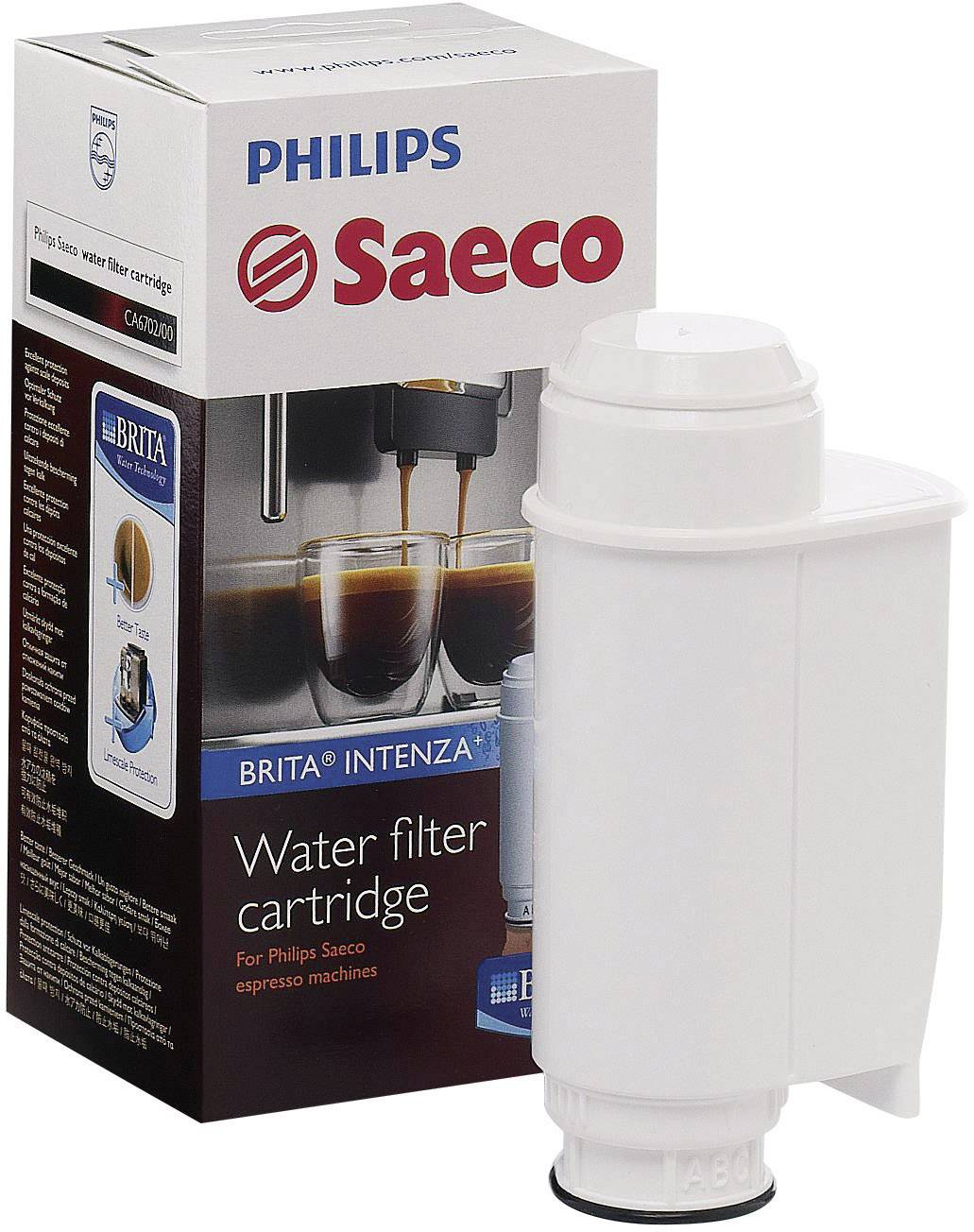 3 x Filterpatrone AQK-02 für Philips SAECO Kaffeemaschinen CA6702/00 