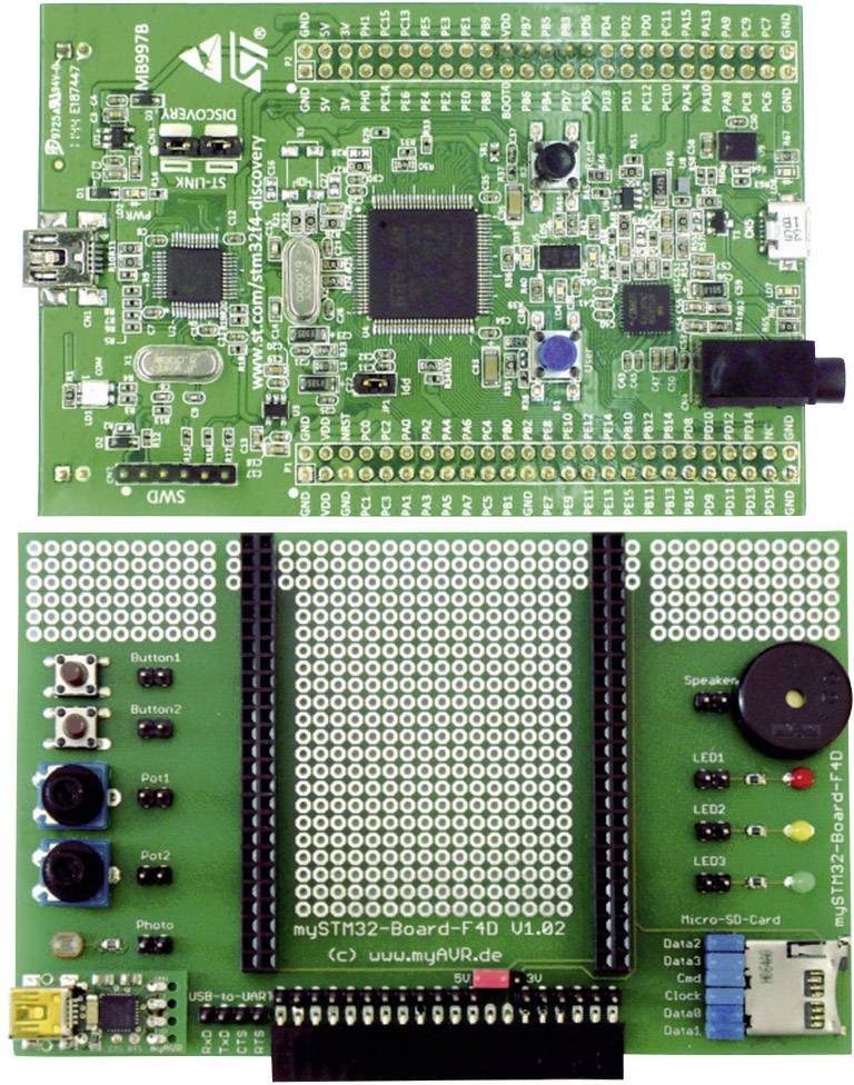 myAVR Starter kit mySTM32-2