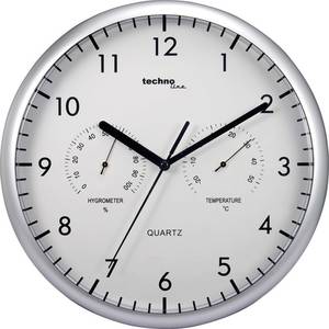 Techno Line WT 650 Quartz Wall clock 26 cm  Silver