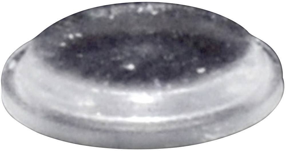 A silver button cell battery, commonly used in small electronic devices, lying on a white surface.<br><br>Note: The translation is from German to British English, maintaining the original description and technical precision.