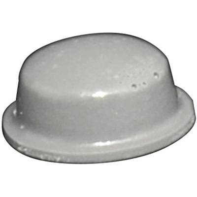 A round, white ceramic top hat, smooth and glossy.