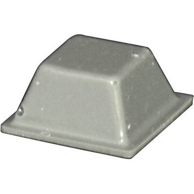 Grey plastic key in a trapezoidal shape, commonly found on keyboards.