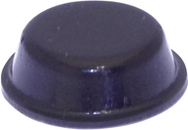 TOOLCRAFT PD2014SW Foot self-adhesive, circular Black (Ø x H) 14 mm x 4.5 mm 1 pc(s)
