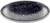 A black circle with a lighter border, resembling a lens effect.