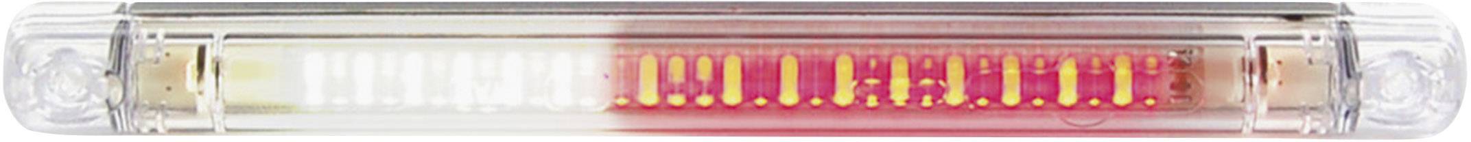 Two-colour LED light with white and red illumination.