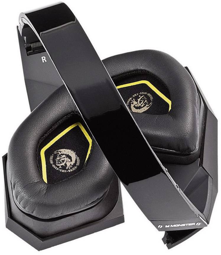 Monster Diesel Vektr Universal Headphone Over-ear headphones Corded  (1075100) Black | Conrad.com
