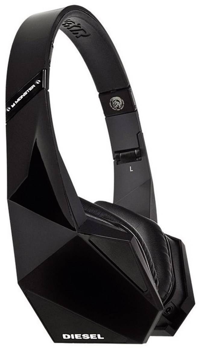 Monster Diesel Vektr Universal Headphone Over-ear headphones Corded  (1075100) Black | Conrad.com