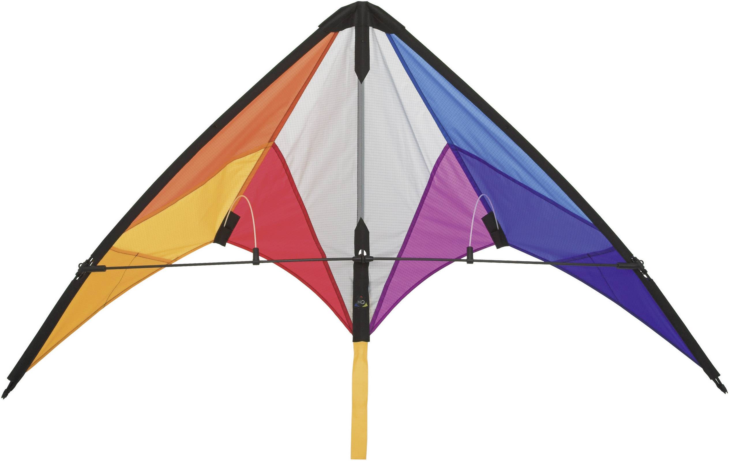 Image of HQ Stunt kite Calypso II Rainbow Wingspan (details) 1100 mm Wind speed range 2 - 5 bft