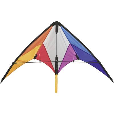 HQ Stunt kite Calypso II Rainbow Wingspan (details) 1100 mm Wind speed range 2 - 5 bft