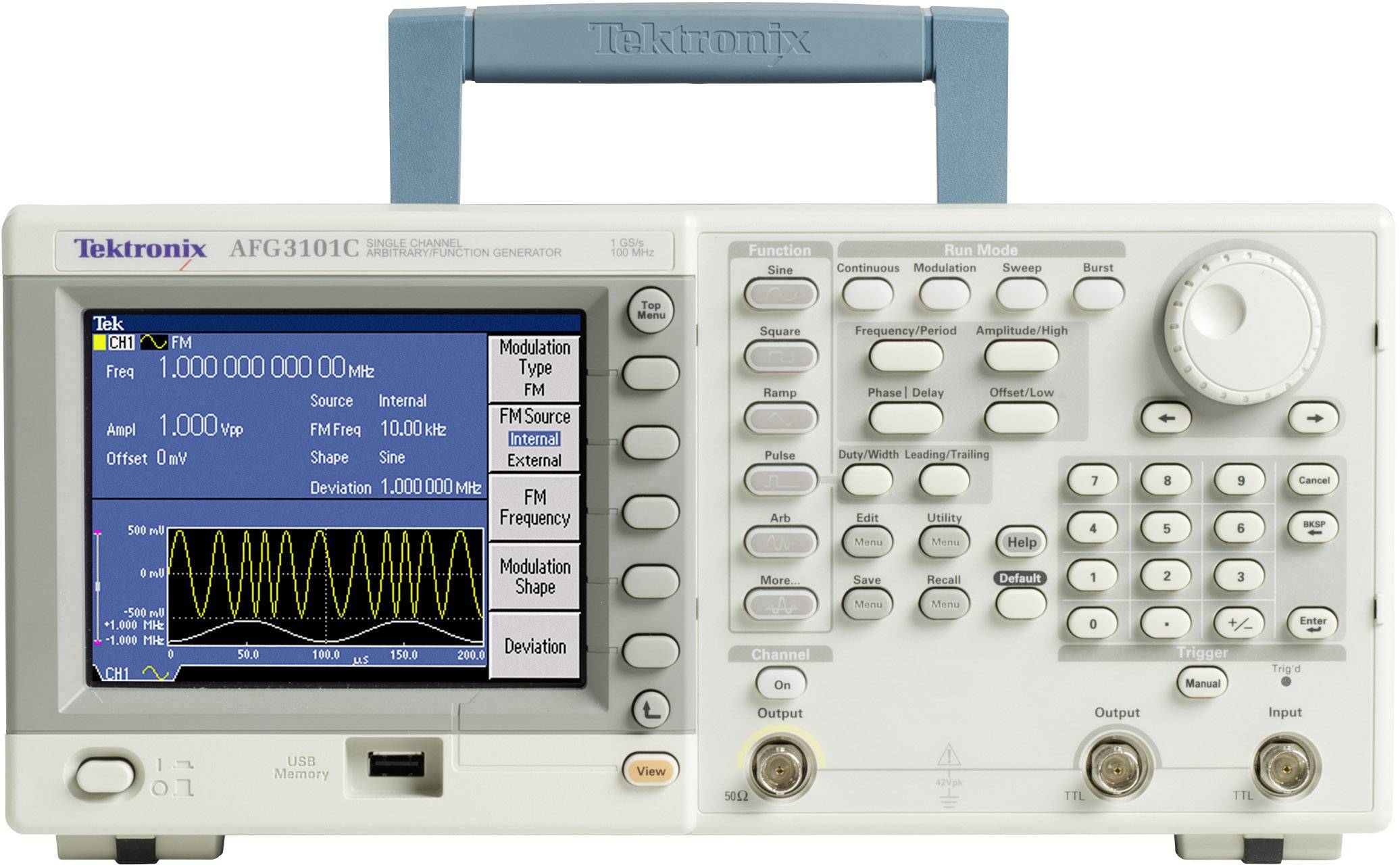Tektronix ASG100 Audio Signal Generator 2 Channel Programmable Output 1F2.31.JK 