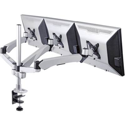 SpeaKa Professional SP-1624812 Flex 3x Monitor desk mount 25,4 cm (10") - 61,0 cm (24") Height-adjustable, Tiltable, Swi